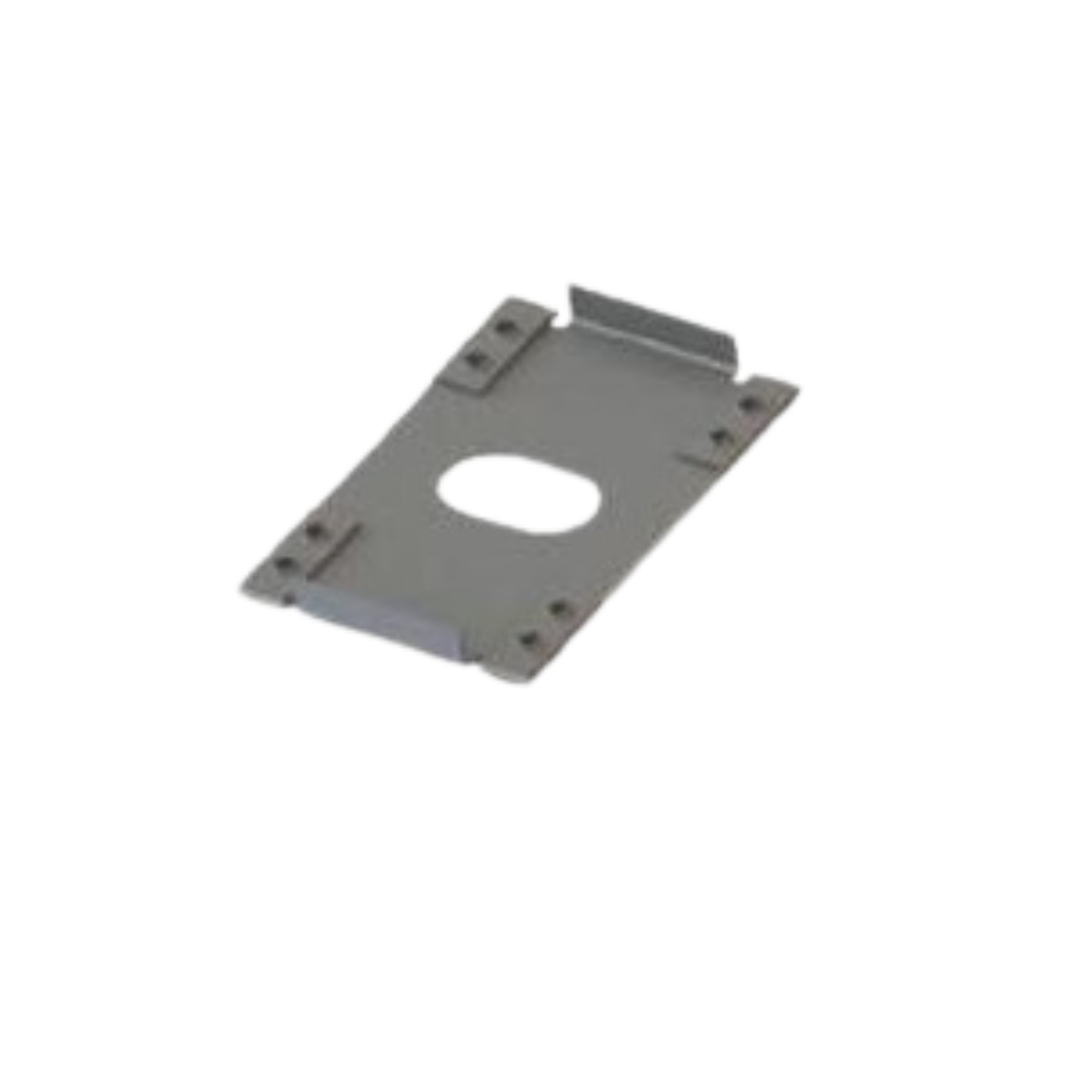 Pletina dentada para conexión panel-riel